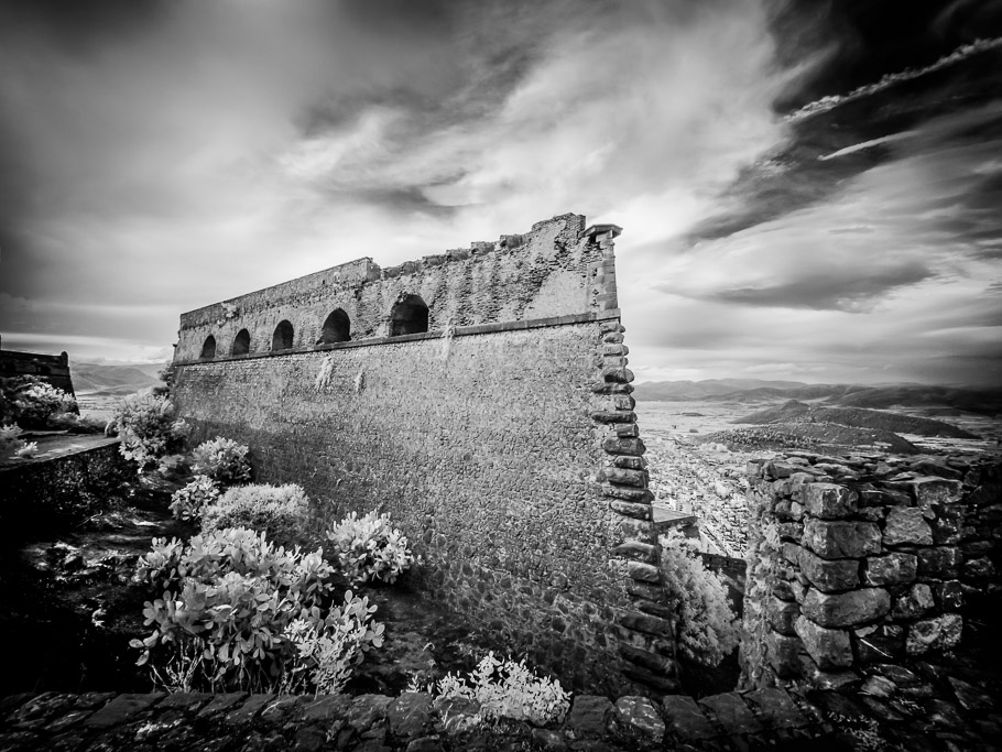 Nafplion, Venetian wall in Infra-Red
