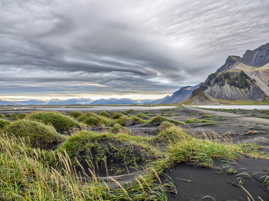 Sky over Stokksnes Farm (HDR)