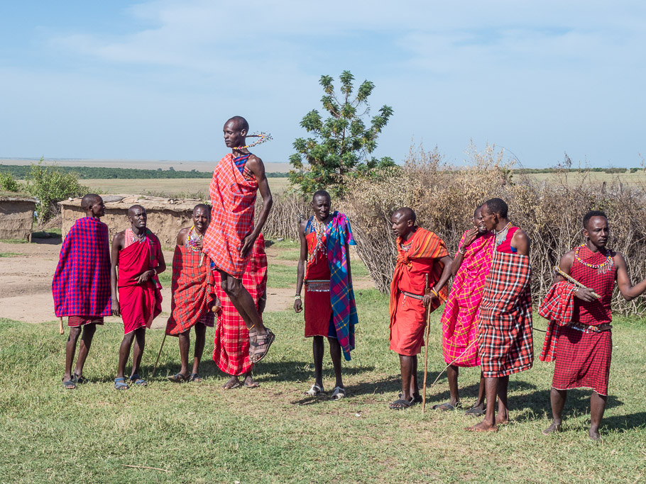 Maasai Village Dancers  - Maasai Mara