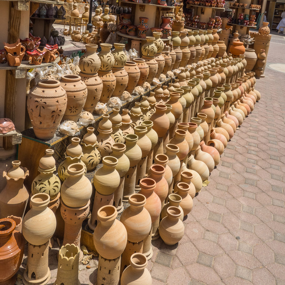 Pots for Sale, Nizwa Souq - Oman
